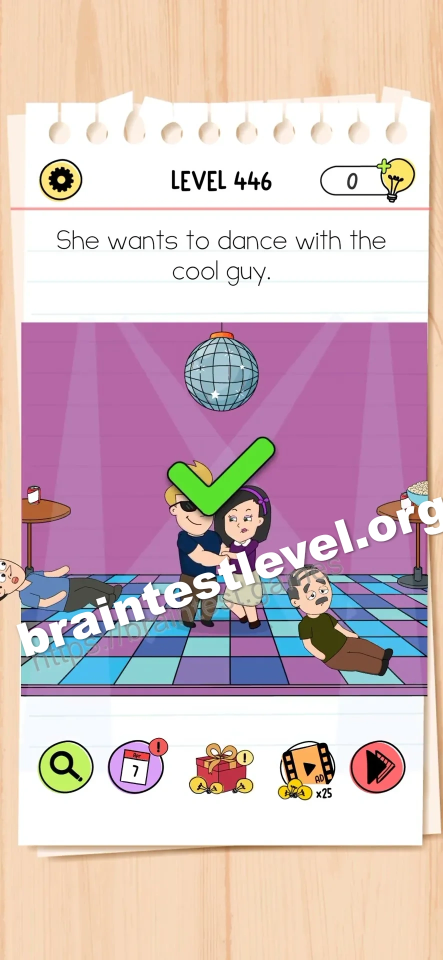 Brain Test All-Star Level 446 screenshot 2
