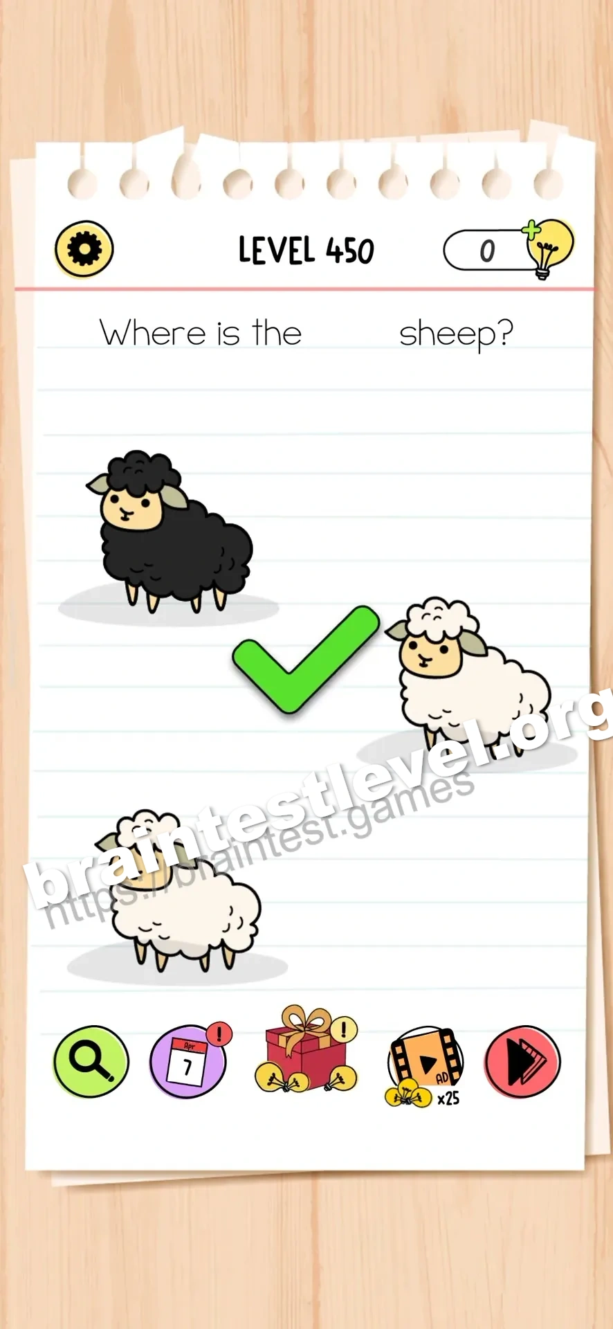 Brain Test All-Star Level 450 screenshot 2