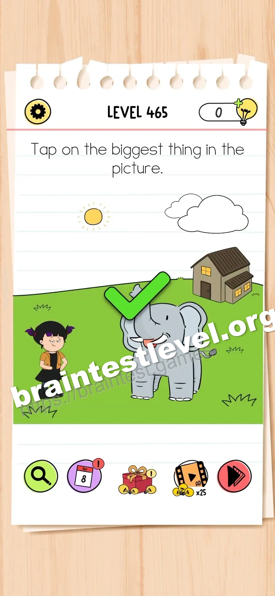 Brain Test All-Star Level 465 screenshot 2