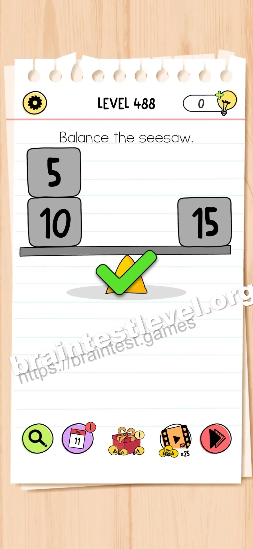 Brain Test All-Star Level 488 screenshot 2