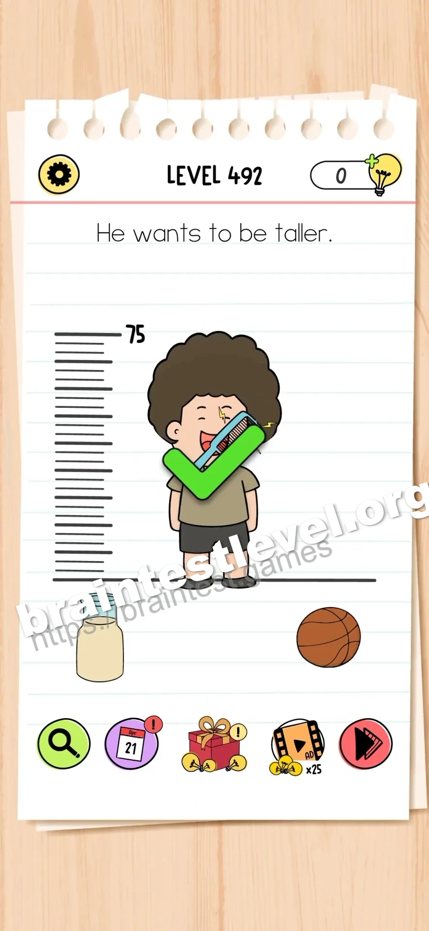 Brain Test All-Star Level 492 screenshot 2