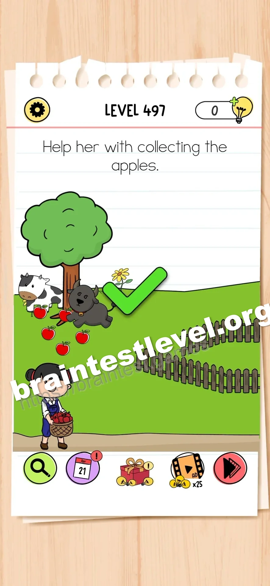 Brain Test All-Star Level 497 screenshot 2