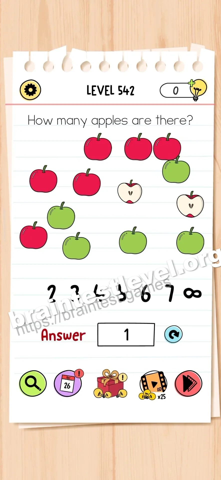 Level 542 screenshot