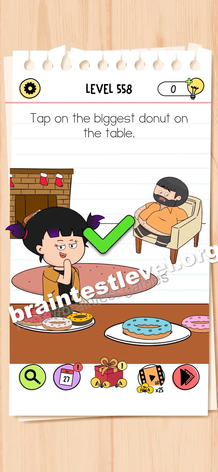 Brain Test All-Star Level 558 screenshot 2