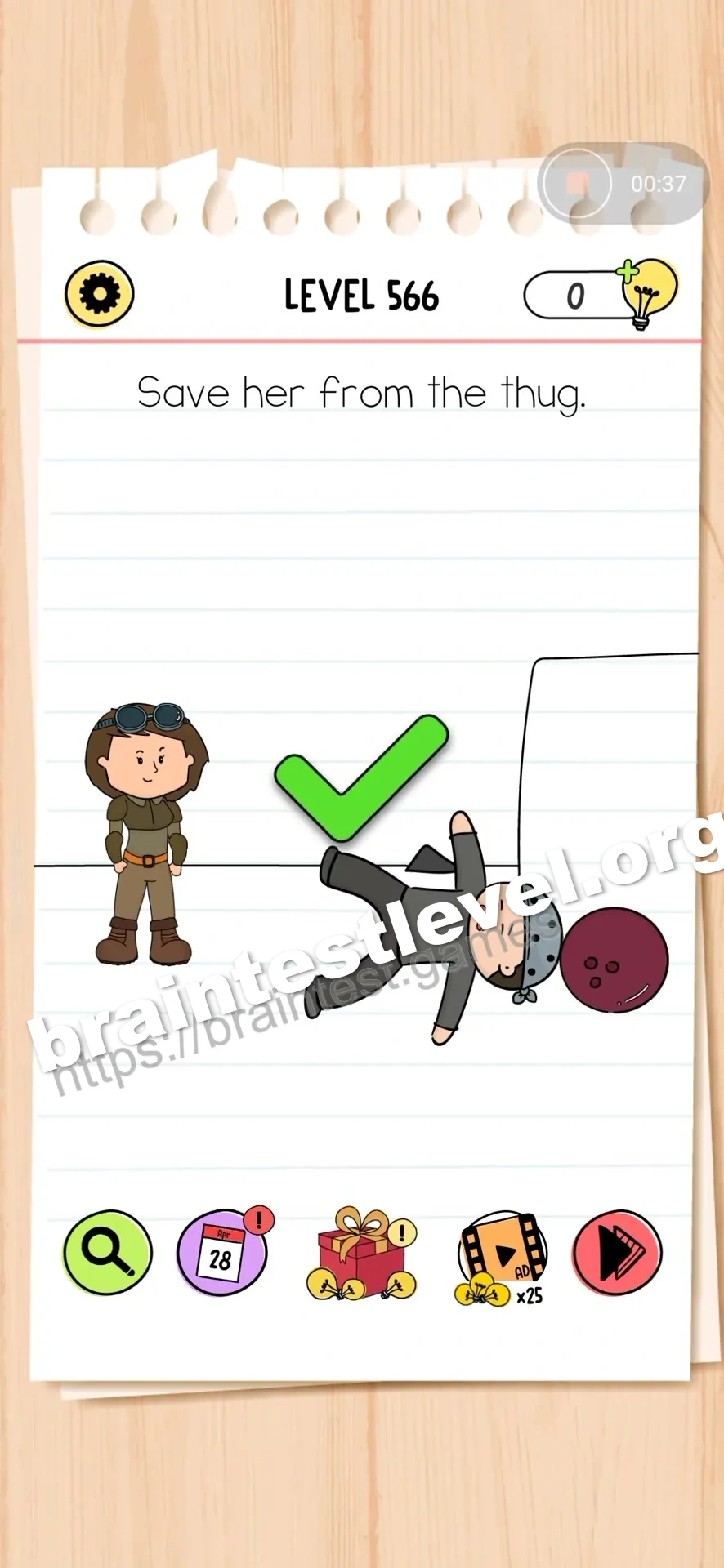 Brain Test All-Star Level 566 screenshot 2