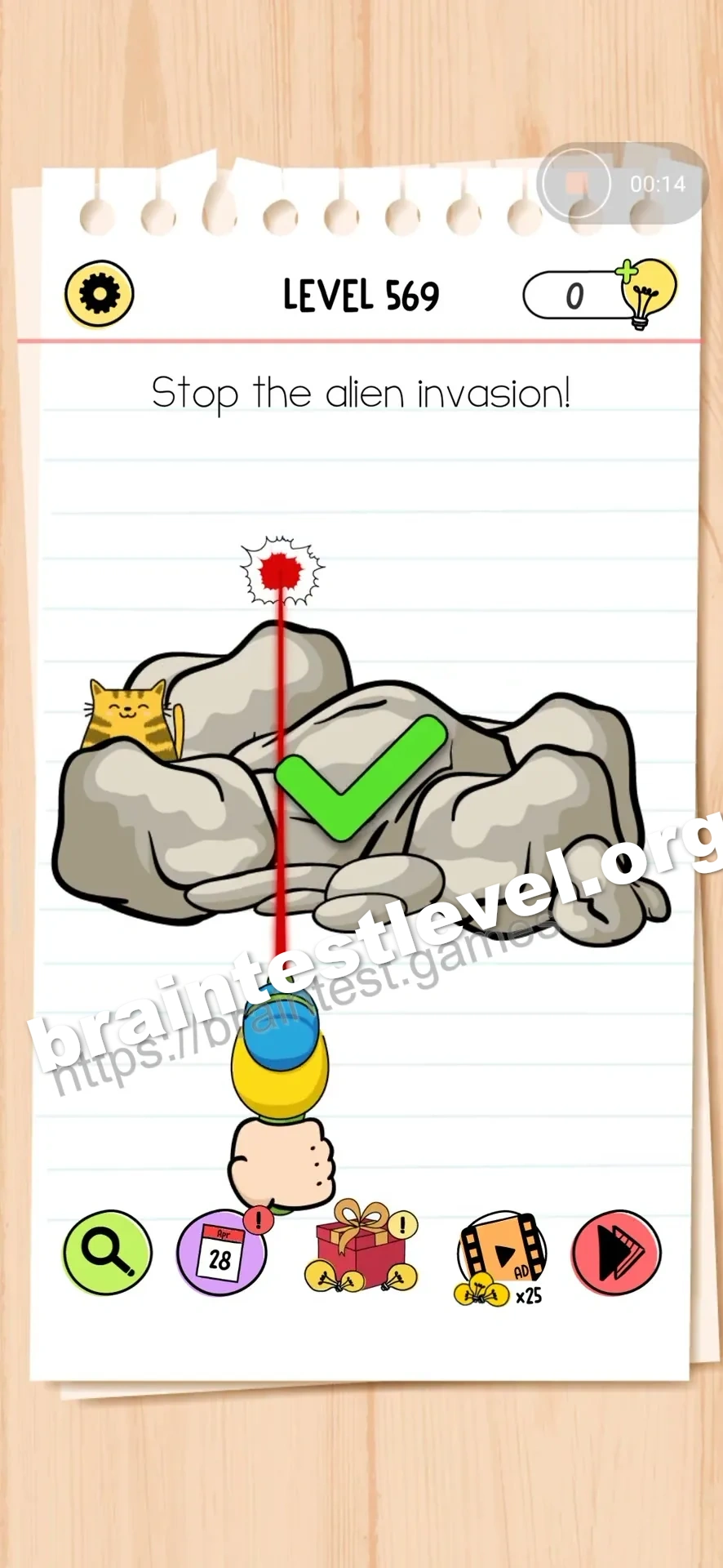 Brain Test All-Star Level 569 screenshot 2