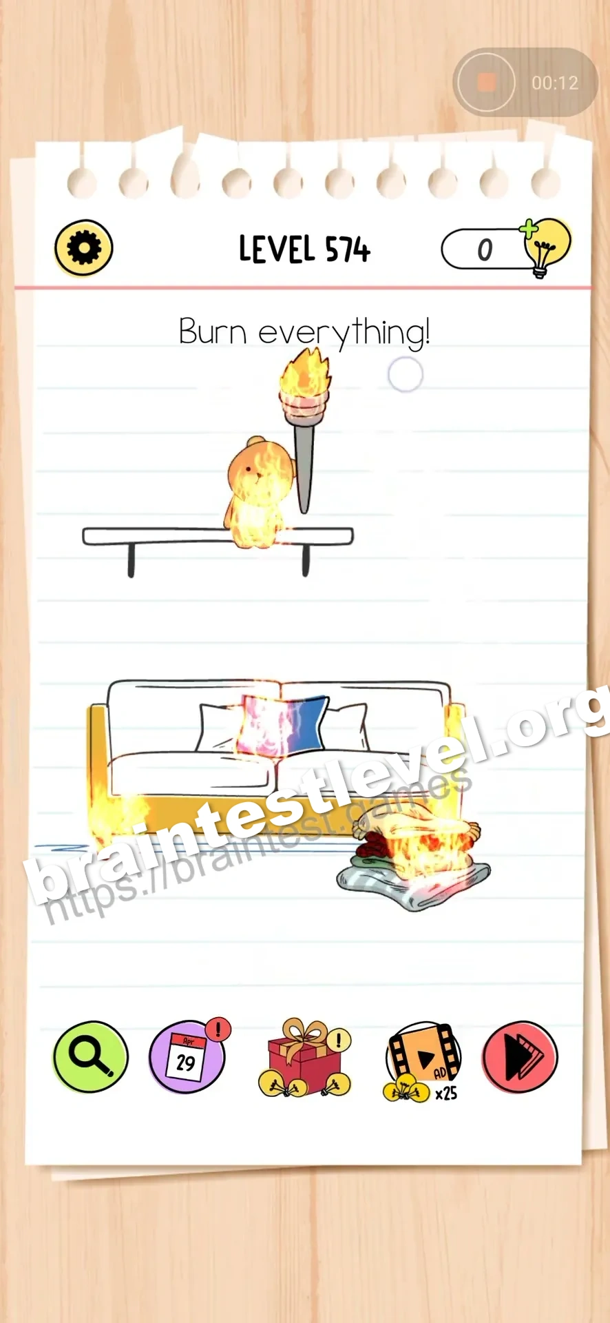 Level 574 screenshot
