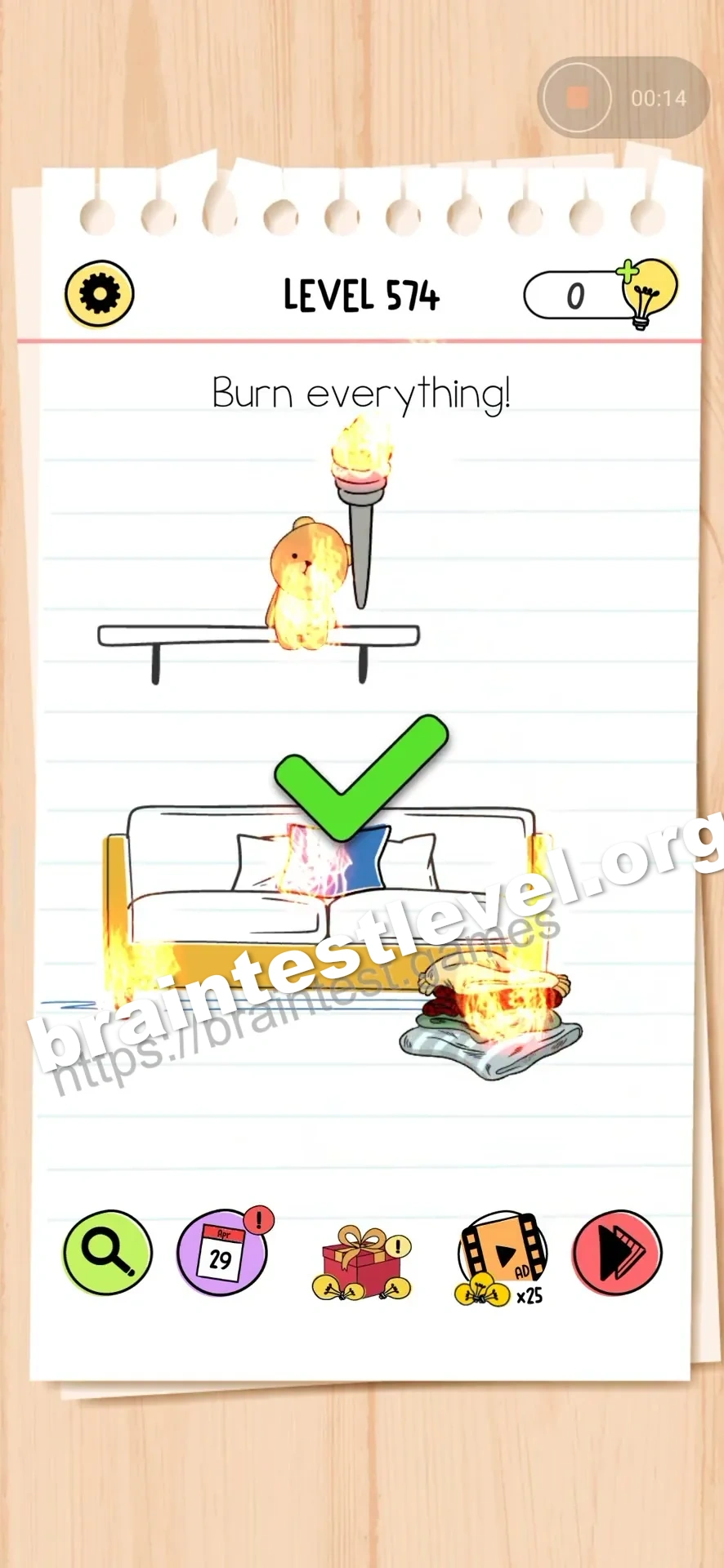 Brain Test All-Star Level 574 screenshot 2