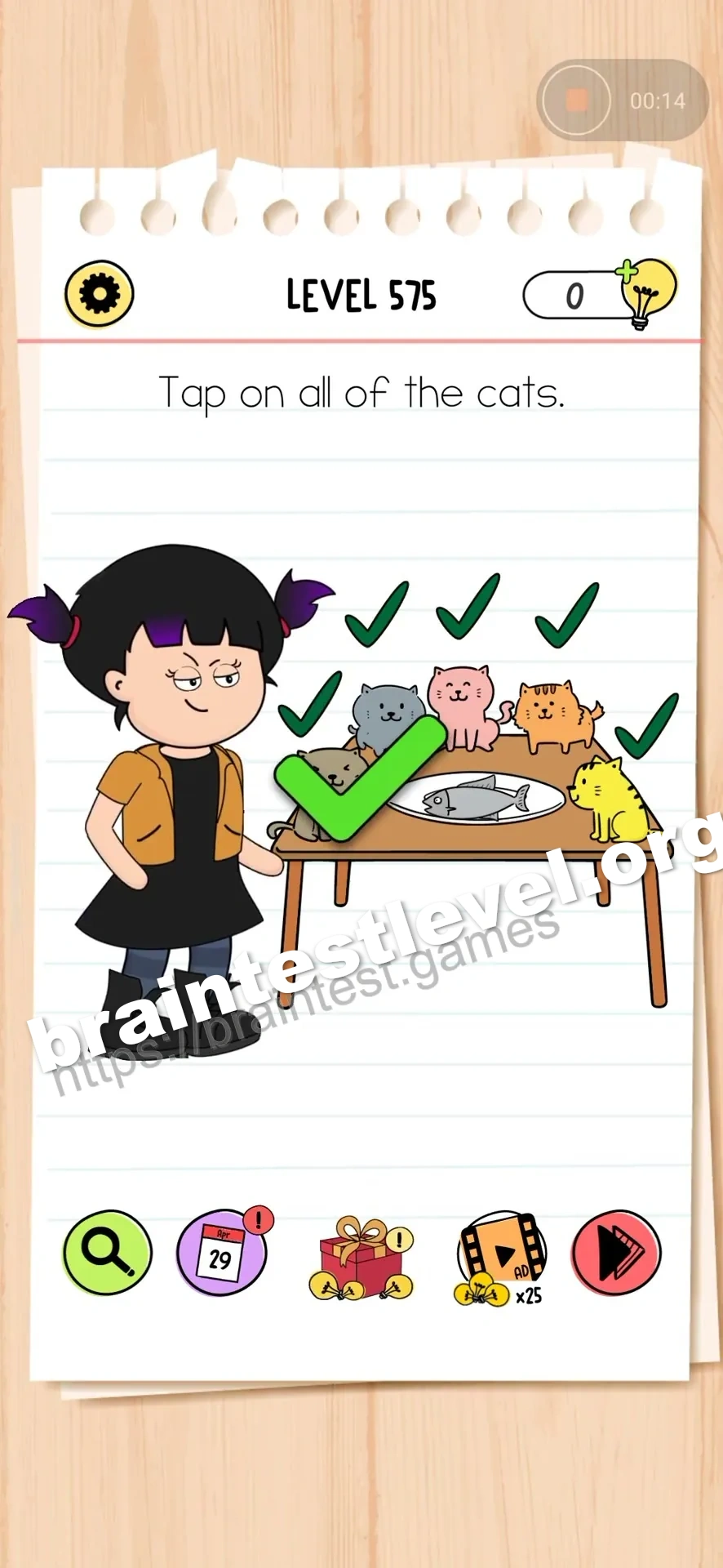 Brain Test All-Star Level 575 screenshot 2