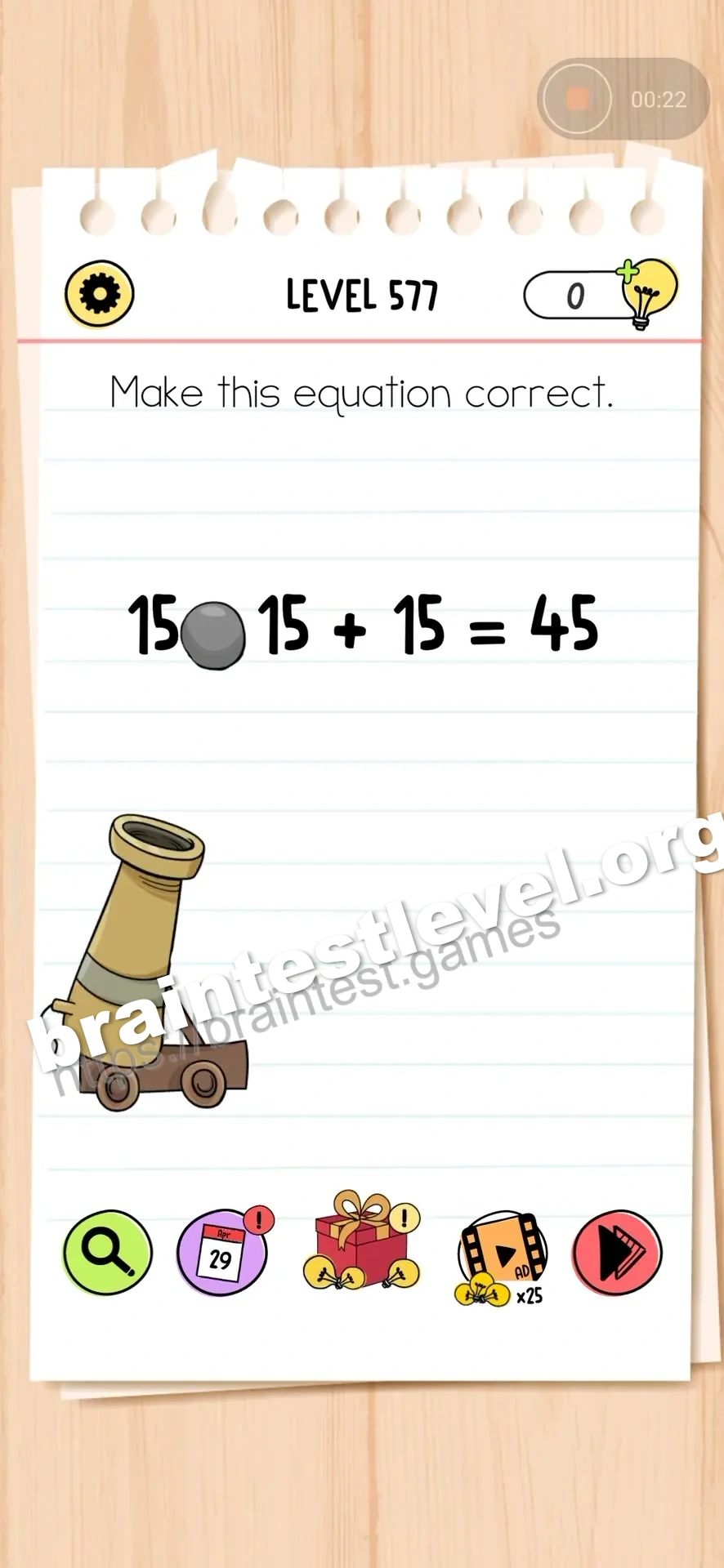 Level 577 screenshot