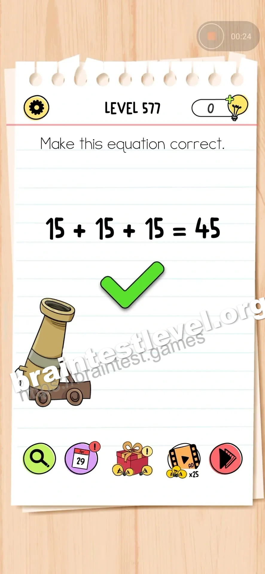 Brain Test All-Star Level 577 screenshot 2