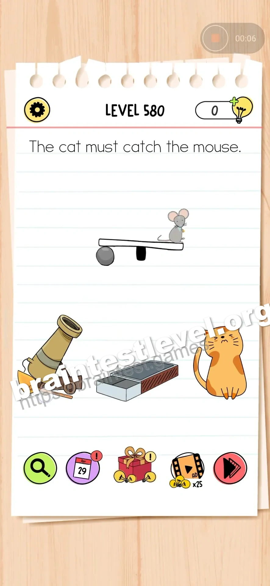 Level 580 screenshot
