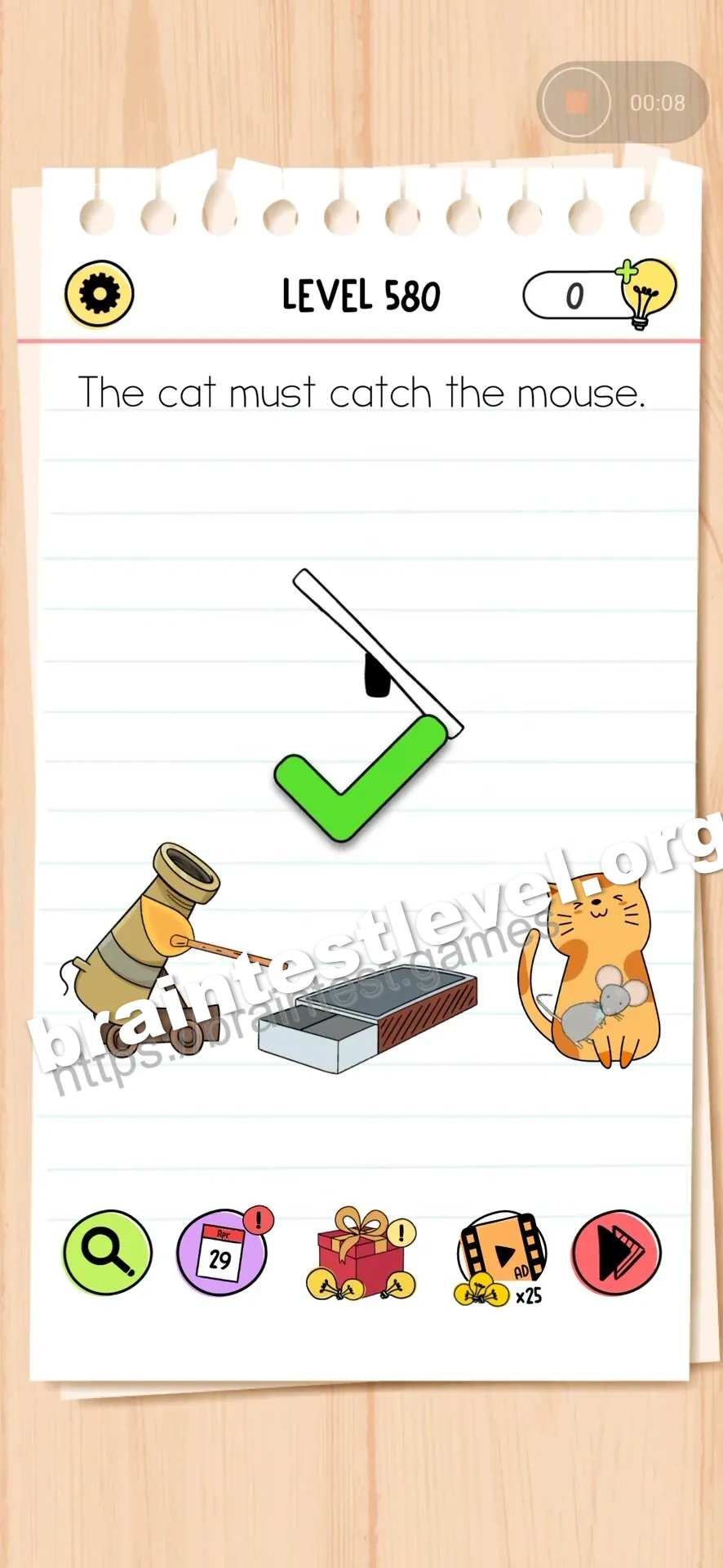 Brain Test All-Star Level 580 screenshot 2