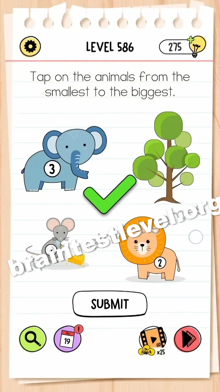 Brain Test All-Star Level 586 screenshot 2