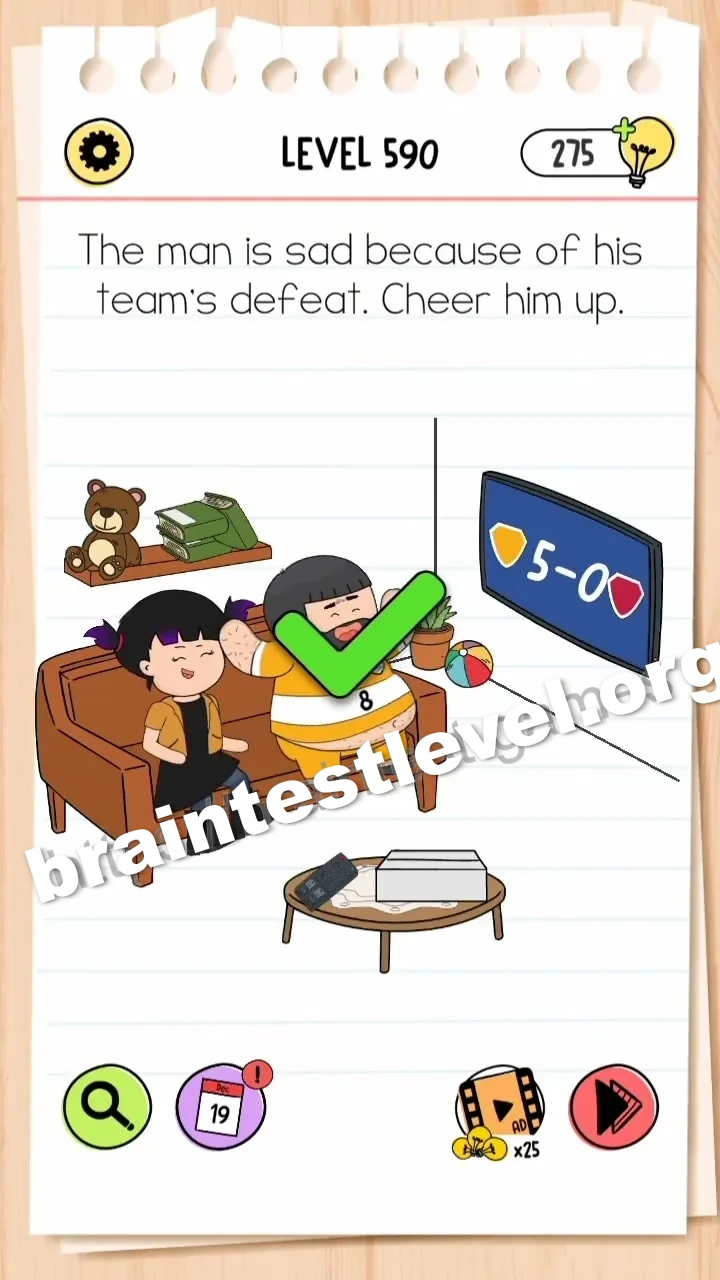 Brain Test All-Star Level 590 screenshot 2