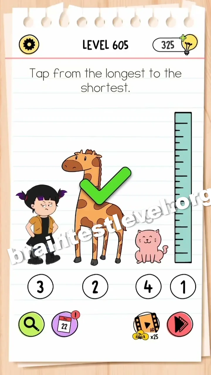 Brain Test All-Star Level 605 screenshot 2